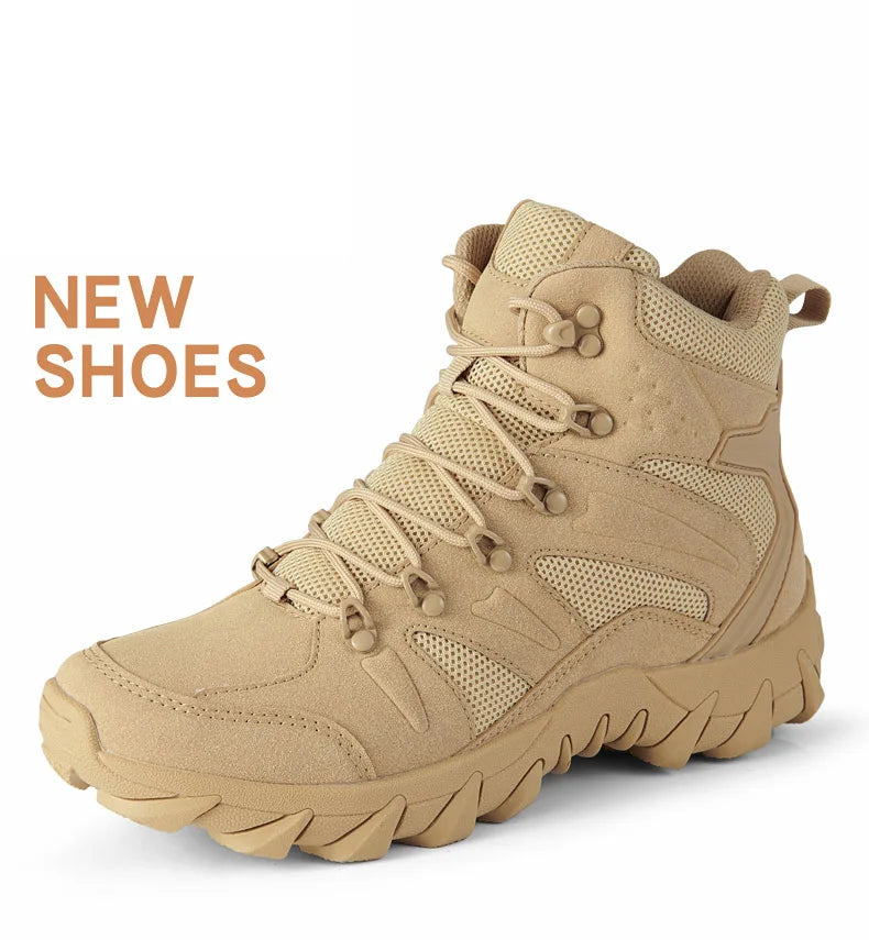 Men’s Tactical Combat Training Boots – Outdoor & Anti-Wear